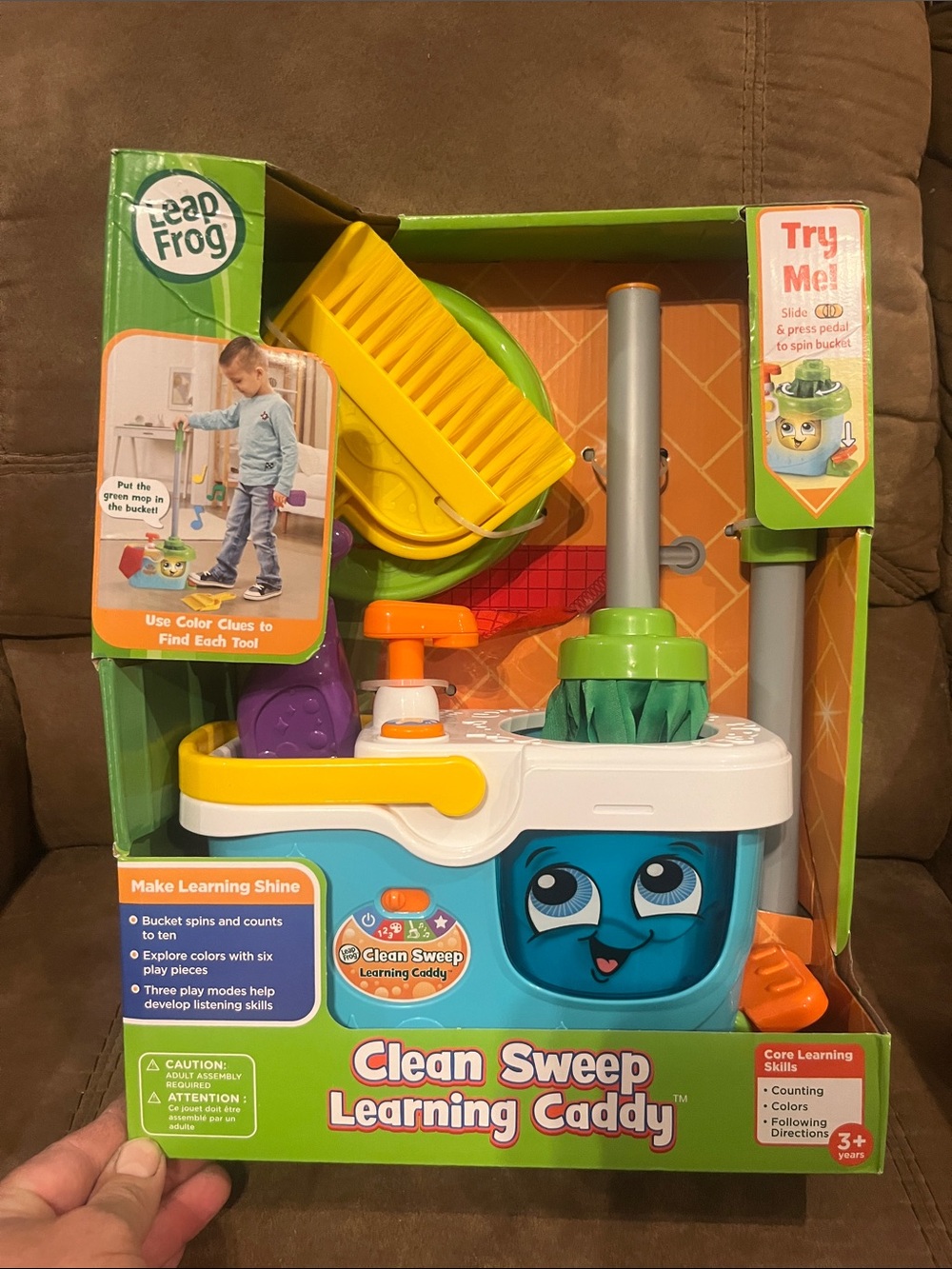 LeapFrog Clean Sweep Learning Caddy - Blue, Green & Yellow